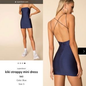 NWT Superdown Kiki Strappy Mini Dress Sz Sm
